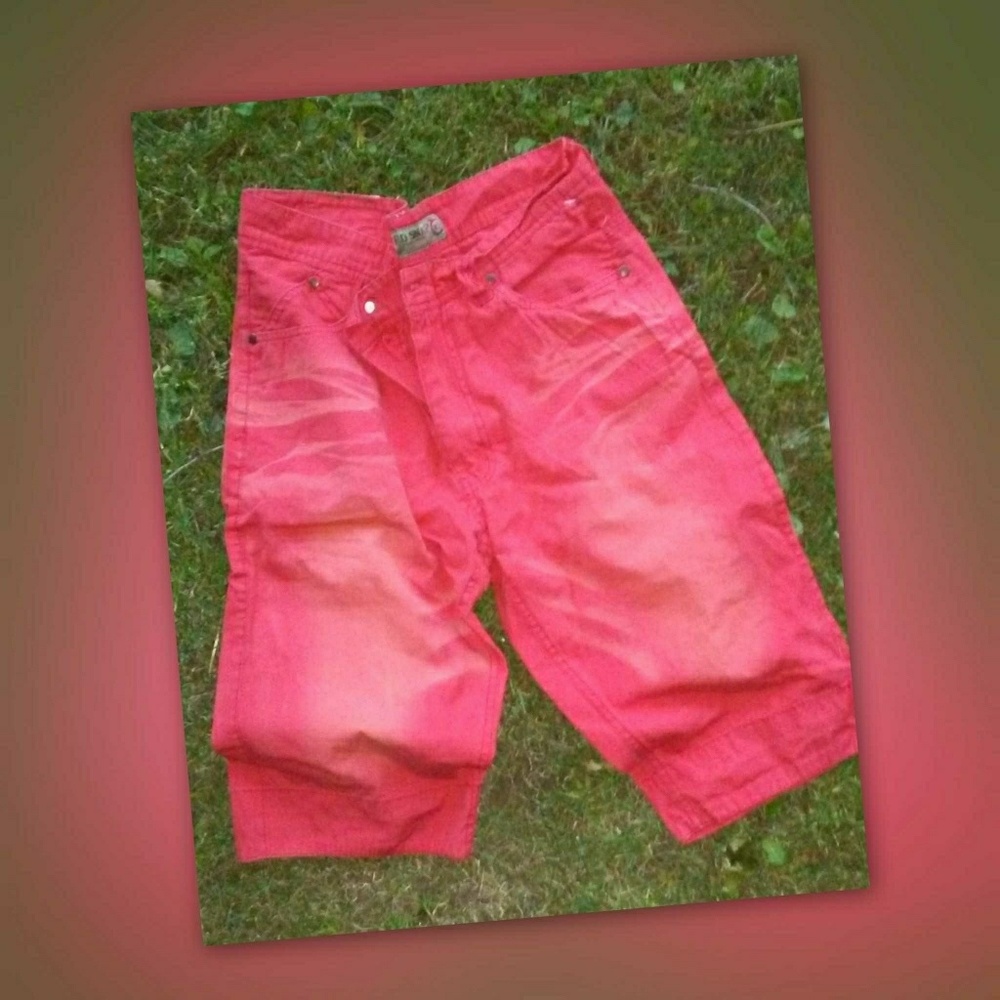 Red Snap Men's Cargo-Like Shorts (32)